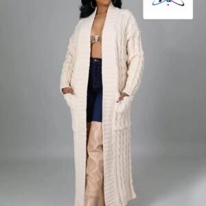 maxi cardigã